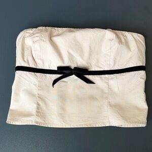 Forever 21 Cream Strapless Top size Small